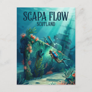 Carte Postale Scapa Flow Écosse