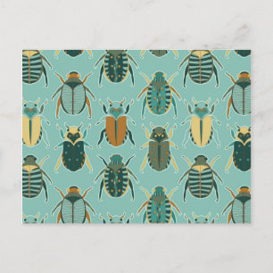 Carte Postale Scarab Beetles