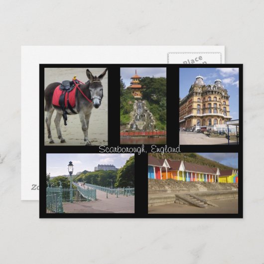 Carte postale Scarborough Angleterre (Devant / Derrière)