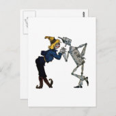 Carte Postale Scarecrow et Tinman (Devant / Derrière)