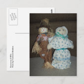 Carte Postale Scarecrow & Femme (Devant / Derrière)