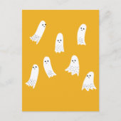 Carte Postale Scarry Halloween Ghosts Scandi Design Éffrayant (Devant)
