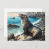 Carte Postale Sceau (Devant / Derrière)