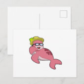 Carte Postale Sceau avec lunettes.PNG (Devant / Derrière)