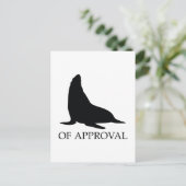 Carte Postale Sceau D'Approbation (Debout devant)