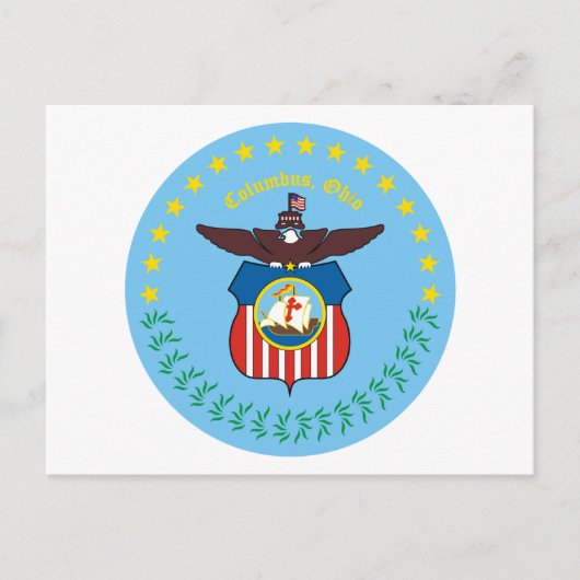 Carte Postale Sceau de Columbus, Ohio (Devant)