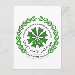 Carte Postale sceau de comores
