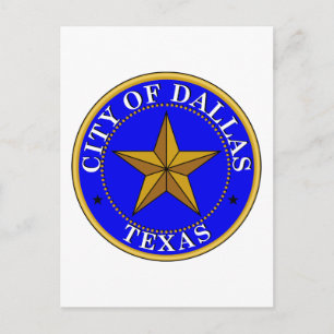 Carte Postale Sceau de Dallas