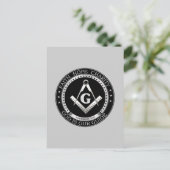 Carte Postale Sceau de franc-maçonnerie (Debout devant)