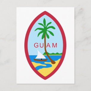 Carte Postale Sceau de Guam GU
