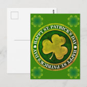 Carte Postale Sceau de la Saint Patrick (Devant / Derrière)