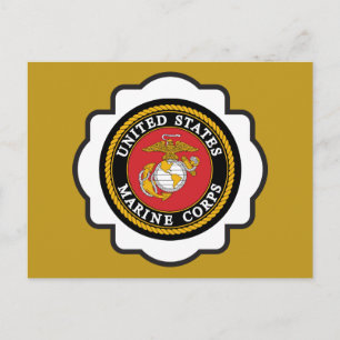 Carte Postale Sceau de l'Emblem USMC