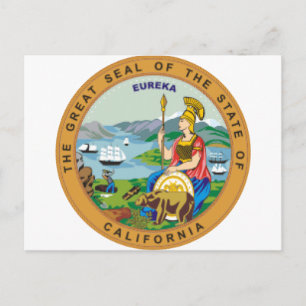 Carte Postale Sceau de l'État de Californie