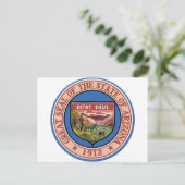 Carte Postale Sceau de l'État de l'Arizona (Debout devant)