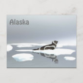 Carte Postale Sceau De Ruban Sur Glace (Devant)