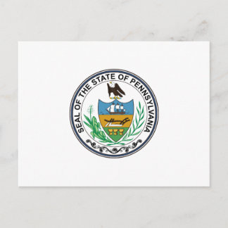 Carte Postale Sceau d'État de Pennsylvanie