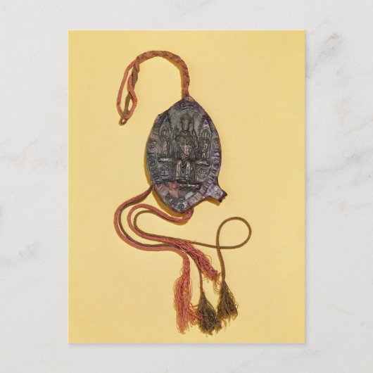 Carte Postale Sceau épiscopal appartenant à Anthony Beck (Devant)