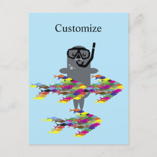 Carte Postale Sceau gris Thunder_Cove