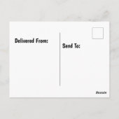 Carte Postale Sceau léopard sur glace (Dos)