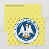 Carte Postale Sceau Louisiane (Devant / Derrière)