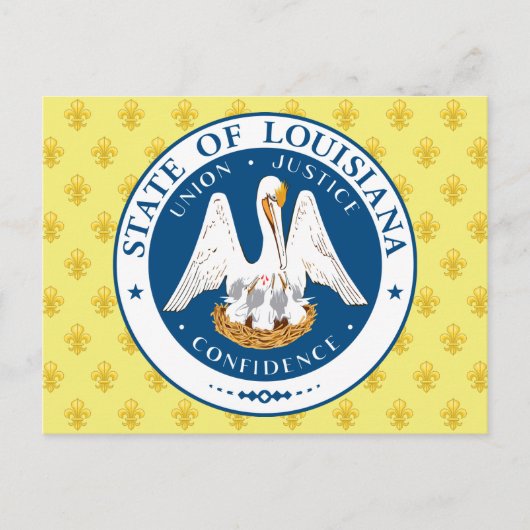 Carte Postale Sceau Louisiane (Devant)