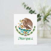 Carte Postale Sceau national mexicain de Marquez (Debout devant)