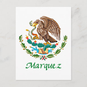 Carte Postale Sceau national mexicain de Marquez