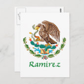 Carte Postale Sceau national mexicain de Ramirez (Devant / Derrière)
