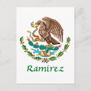 Carte Postale Sceau national mexicain de Ramirez