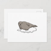 Carte Postale Sceau sur nuages (Devant / Derrière)