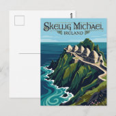 Carte Postale Sceilg Mhichíl Irlande (Devant / Derrière)