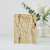 Carte Postale Scénario Cuneiform sur un mur de palais (Debout devant)