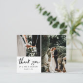 Carte Postale Scénario de remerciement de mariage décontracté |  (Debout devant)