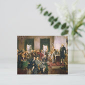Carte Postale Scène à la signature de la Constitution (Debout devant)