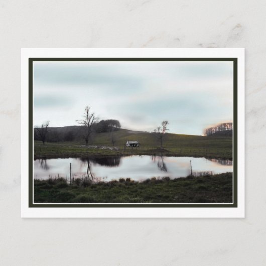 Carte Postale Scène agricole abandonnée (Devant)