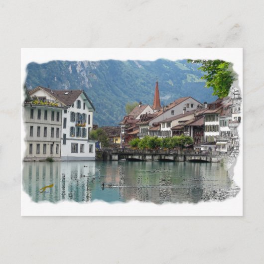Carte Postale Scène alpine (Devant)