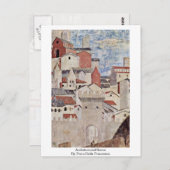 Carte Postale Scène Architecturale. Par Piero Della Francesca (Devant / Derrière)