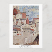 Carte Postale Scène Architecturale. Par Piero Della Francesca (Devant)