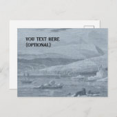 Carte postale Scène Arctique (Devant / Derrière)