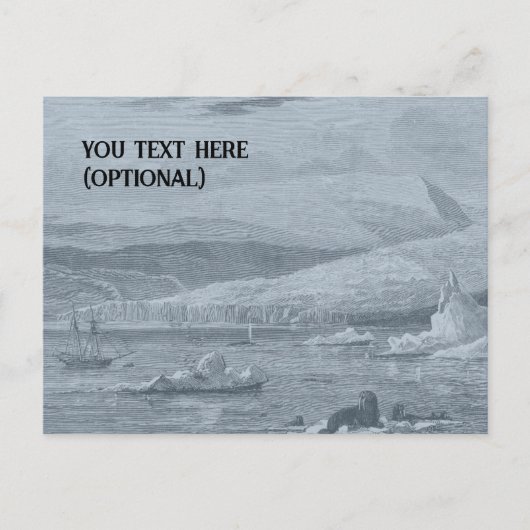 Carte postale Scène Arctique (Devant)