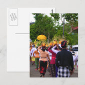 Carte Postale Scène Bali (Devant / Derrière)