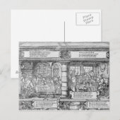 Carte Postale Scène bancaire (Devant / Derrière)