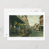 Carte Postale Scène Chinatown Street (Devant / Derrière)