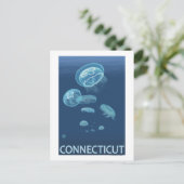 Carte Postale Scène ConnecticutJellyfish (Debout devant)