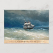 Carte Postale Scène côtière avec eaux pluviales Ivan Aivazovsky (Devant)