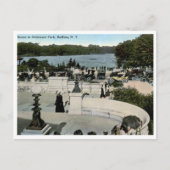 Carte Postale Scène dans le parc Delaware, Buffalo NY 1915 Vinta (Devant)