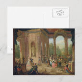 Carte Postale Scène dans une balle masquée (Devant / Derrière)