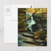 Carte Postale Scène d'automne de Fulmer Falls (Devant / Derrière)