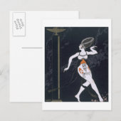 Carte Postale Scène de ballet avec Tamara Karsavina (1885-1978) (Devant / Derrière)