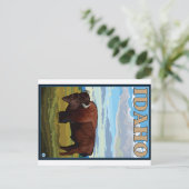 Carte Postale Scène De Bison - Idaho (Debout devant)